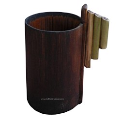 Bamboo Mug with straw