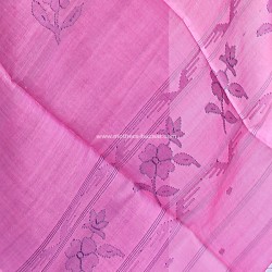 Classy Mellow pink colour Silk Rani Phi Handmade Traditional Shawl 